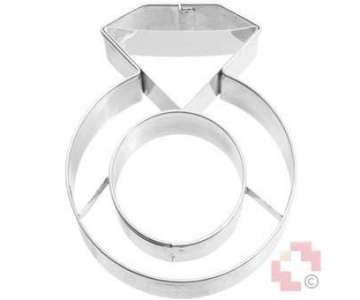 Birkmann Ausstecher Brillant-Ring 7cm