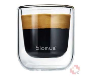 Blomus Espressoglas NERO doppelwandig