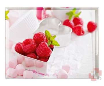 Emsa Tablett Rasberries 40x31cm