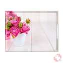 Emsa Tablett Pink roses 50x37 cm